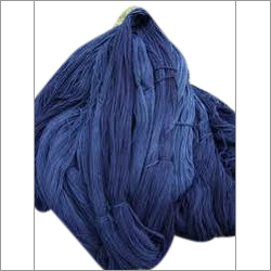 Indigo Dyed Yarn - Raw Denim Material | Plain Indigo Color for Knitting, Sewing, and Stitching Projects