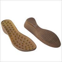 Sandal Pu Shoe Soles - Color: Beige & Brown