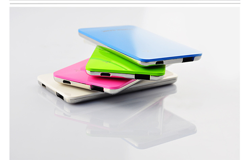 Ultra Thin Slim Dual USB Power Bank Battery
