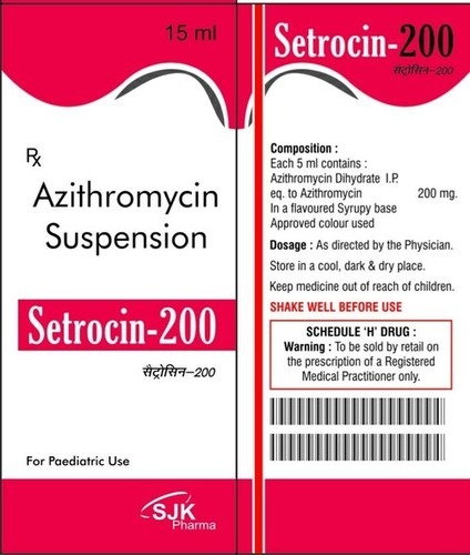 Azithromycin Suspension Setrocin-200
