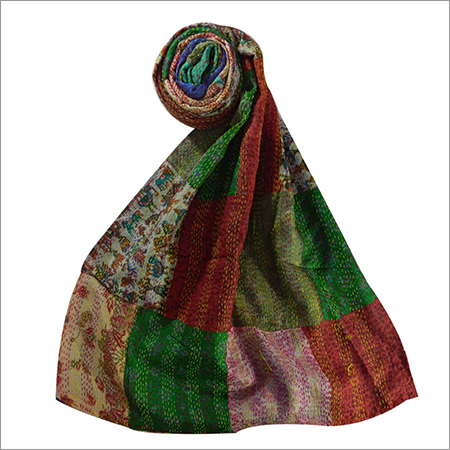 Silk Kantha Stoles