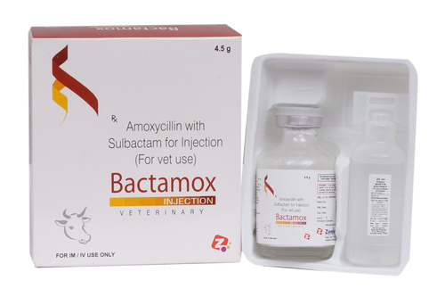 Amoxycillin & Sulbactam 4.5 g Injection