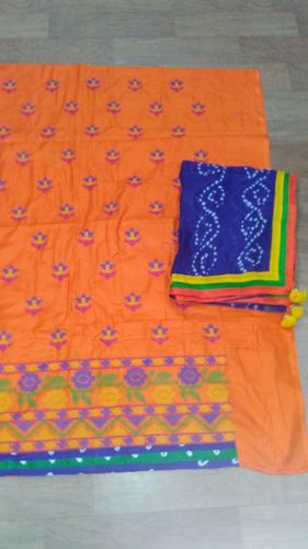 Bandhani Dress Material With Work