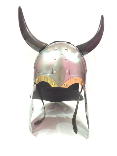 CORINTHIAN Helmet with real horns