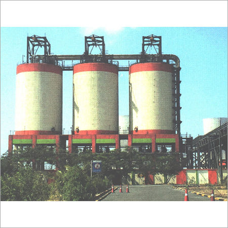 Ash Silos Power Plant