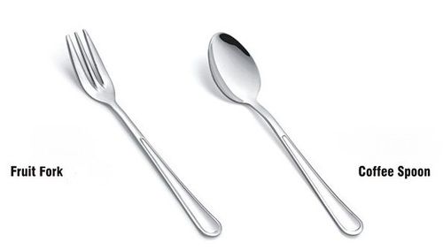 S S Fruit Fork & S S Coffee Spoon