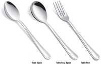 Silver S S Table Spoon , S S Table Soup Spoon , S S Table Fork
