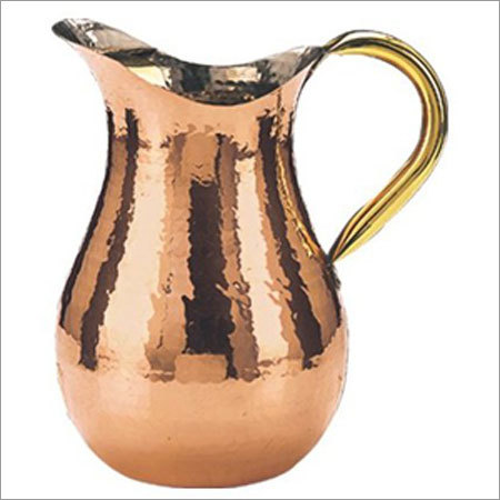 Premium Copper Mule Mug NJO-3706 - Copper, 15x10x8 cm, Copper Build, Lightweight, Scratch Resistant, Brass Handle