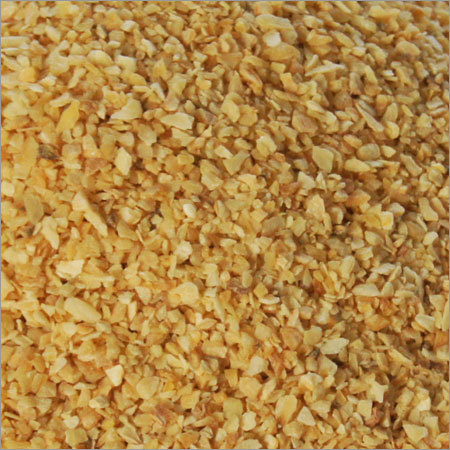 Dehydrated Garlic Granules - Organic Dried Vegetables, 1-5 mm Powder, Golden Brown Color | High Medicinal Value, Long Shelf Life, No Added Preservatives