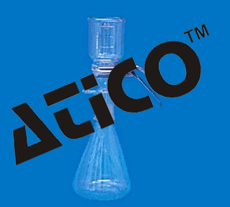 Sintered Wares - Borosilicate Glass, 47mm Diameter x 20cm Height, 250ml Flask | 1-100 Micron Pores, High Porosity, Chemical Inertness, Thermal Stability, Autoclavable