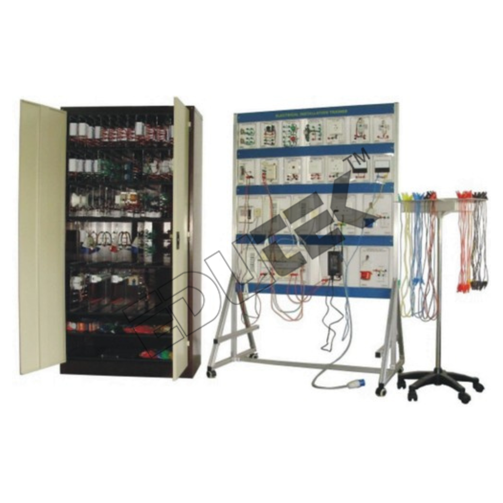 Electrical Installation Trainer - Manual Operation, EIT-101, 220-240V, 50/60Hz | Analog/Digital Meters, Practical Circuit Simulation, 1 Year Warranty