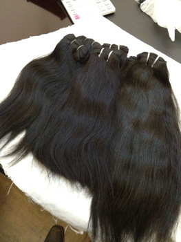 Natural Black Virgin Silky Hair