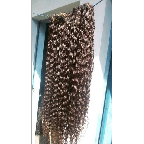 Natural Curly Weft Hair Extension
