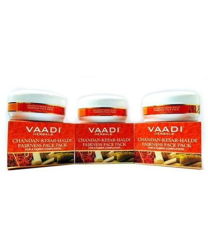 Chandan Kesar Haldi Fairness Face Pack