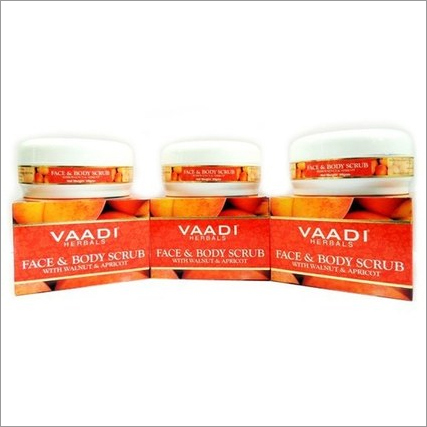 Face Body Scrub with Walnut & Apricot