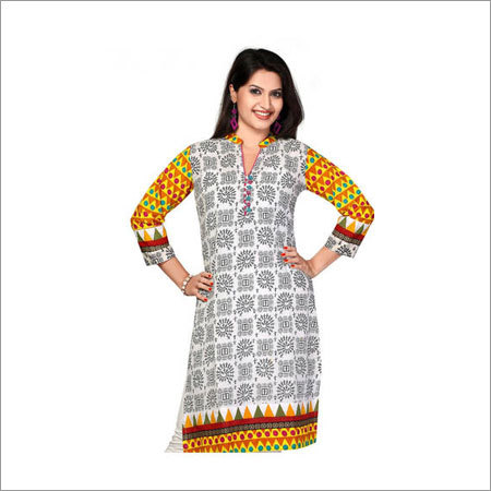 Designer Linen Kurtis