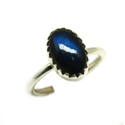 Volcano Of Positive Energy Labradorite Gemstone Ring