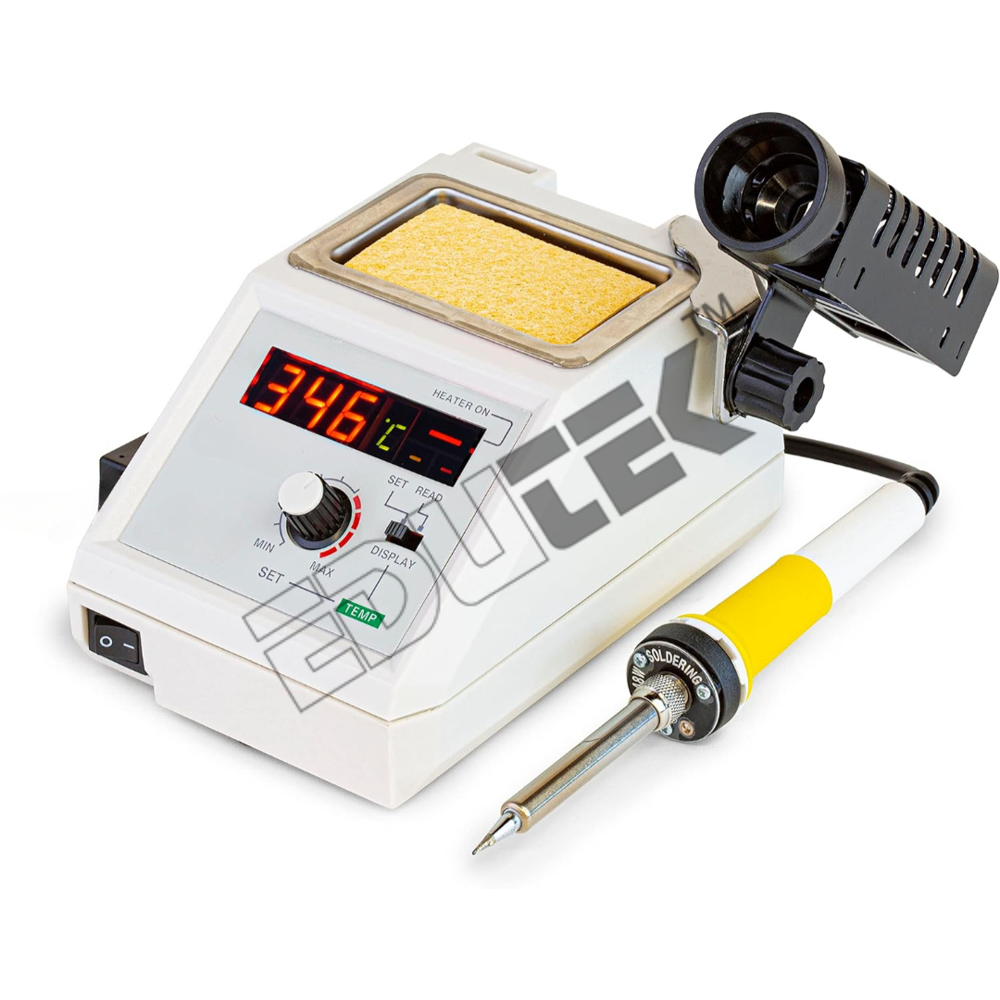 Soldering Station - Digital Display, Adjustable Temperature Control, Ergonomic Design, Enhanced Safety Features