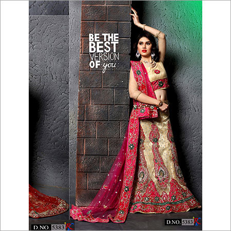 Multi Color Wedding Lehenga Chunni