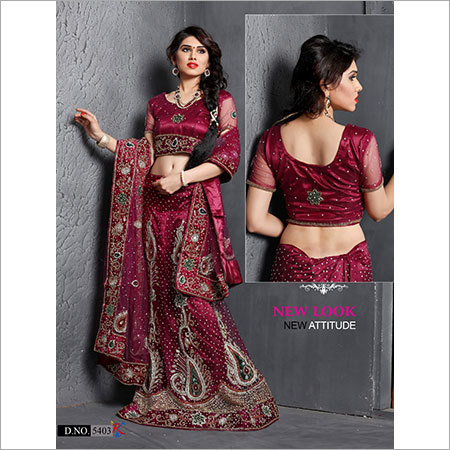 Fish Cut Bridal Lehenga