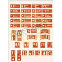 Fire Safety Signs - Acp, Self Adhesive Vinyl, Aluminium 1mm | Weather Proof, Uv Resistant, Water Resistant, Wall Mounted, Customizable Sizes