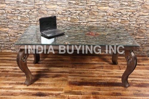 Vintage Spur Gear Industrial Table