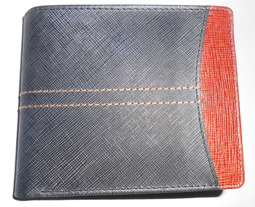Saffiano Print Leather Wallet