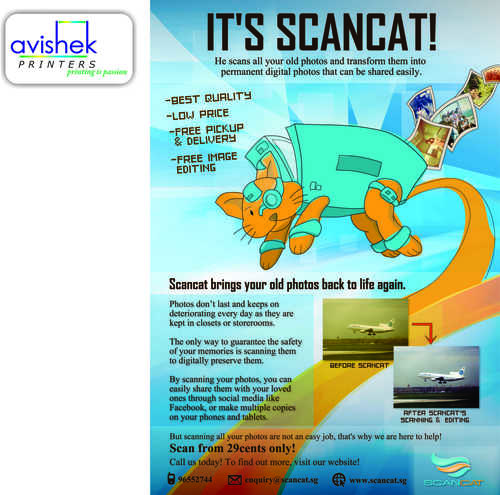 Front And Back Leaflet