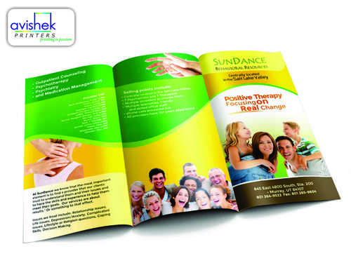 Double Folding Leaflet