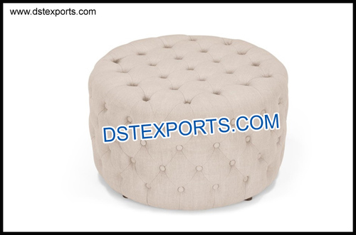 New Design Leather Tufted Round Furniture