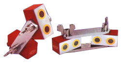 MAGNETIC ADJUSTABLE LINK - Metal 50x25x25 mm Red, Magnetic Clamping, Adjustable Angles, Quick Locking, Welding Aid