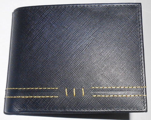 Saffiano Print Leather Wallet