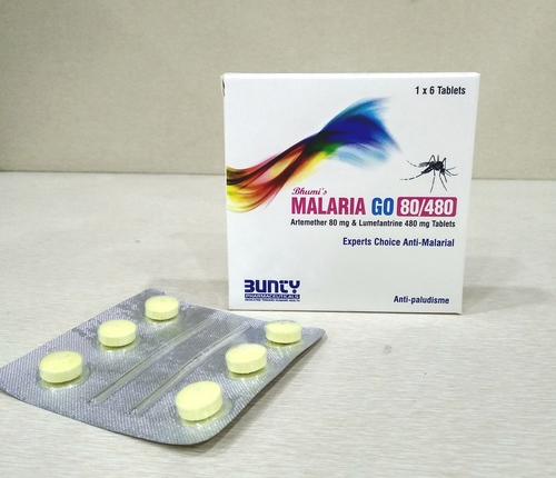 Artemether 80 mg & Lumefantrine  480 mg Tablets