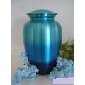 Blue Ombre Cremation Urn