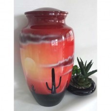 Sunset In The Desert Cremation Urn