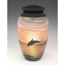 Playful Dolphin Cremation Urn