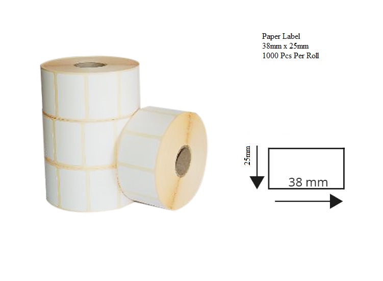 Barcode Label Paper Chromo(38*25*1000)
