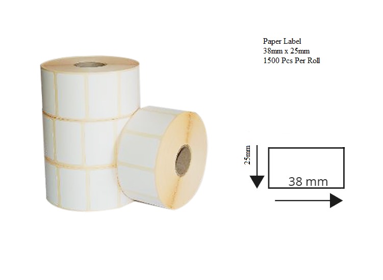 Barcode Label Paper Chromo(38*25*1500)