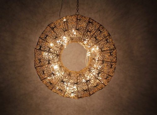 Single Chain Flower Pendant Vertical