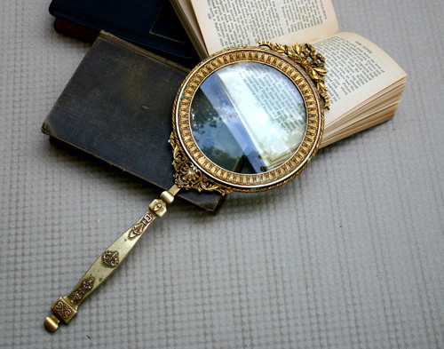 Rare Victorian Magnifying Glass 