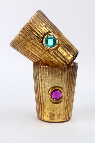 Antique Jewel Mid Votive S/2