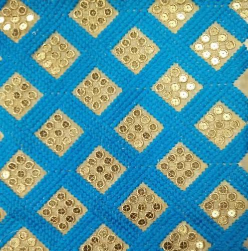 Fancy Work fulkari Fabrics