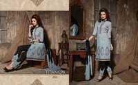 Titanium Embroidery Work Wholesale Salwar Suits 