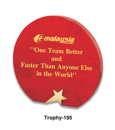 Rounded Wooden Plaque