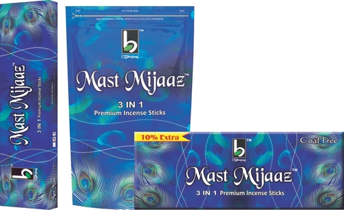 3 in 1 Incense Sticks