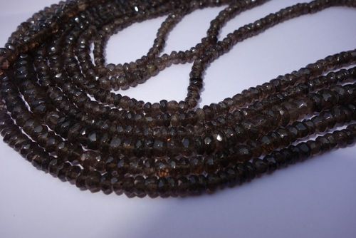 Quartz Smoky Rondelle