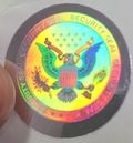 Seal of USA Hologram Labels