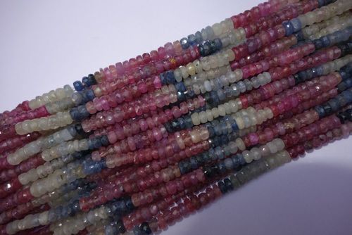 Round Brilliant Cut Sapphire Rondelle