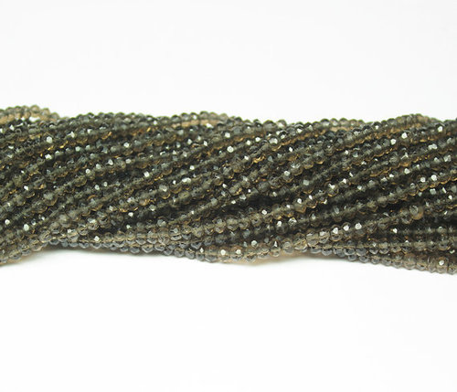 Quartz Smoky Rondelle