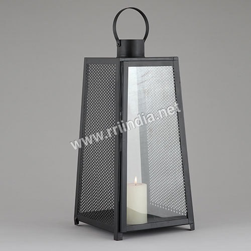 Black Dock Metal Lantern